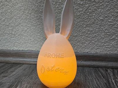 Easter egg with ears tealight