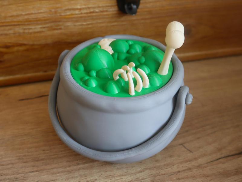 Witch's Cauldron Candy Bowl