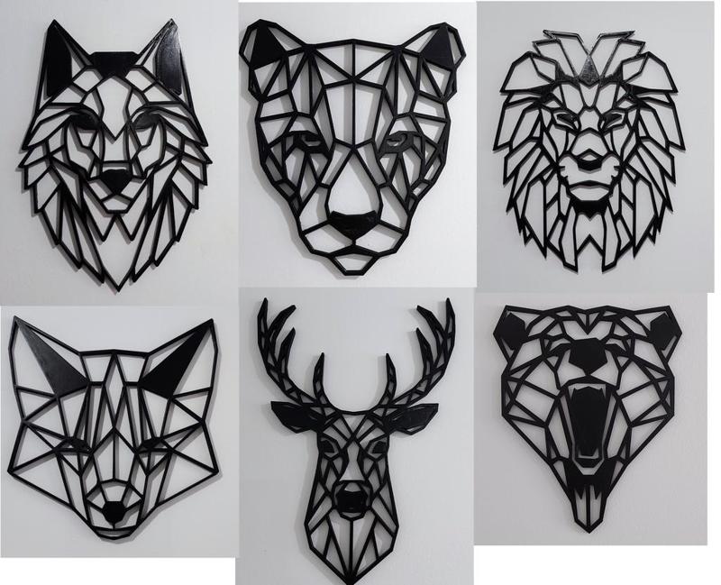 Geometric Animals Head