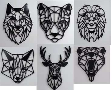 Geometric Animals Head
