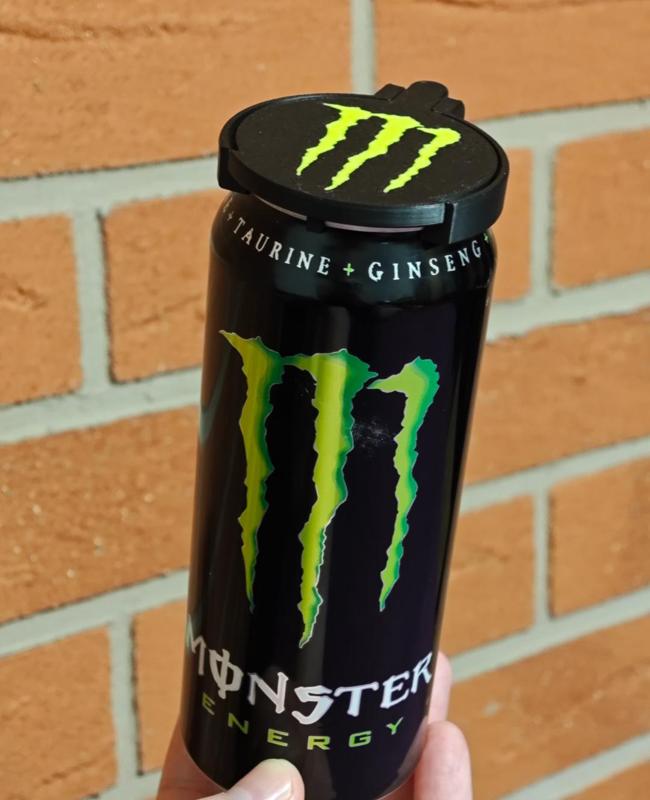 Monster can lid 