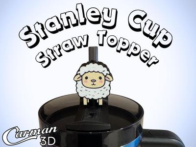 Sheep Stanley Cup Straw Topper