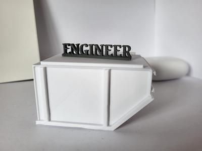 ENGINEER – Desk Sign & Keychain