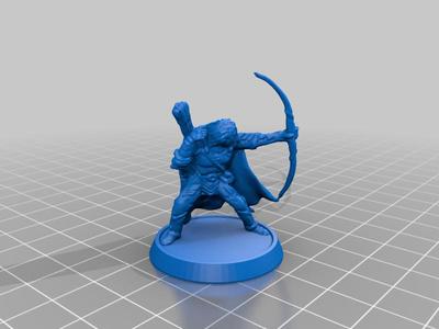 Heroscape: Brandis Skyhunter on base