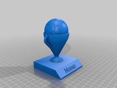 Soccer Trophy - OpenSCAD Fixed