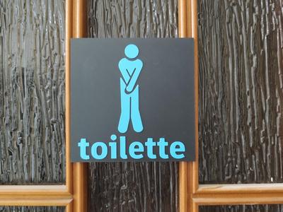 Men's Bathroom Sign