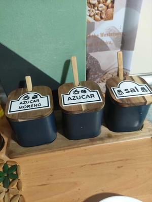 Etiquetas azucar y sal