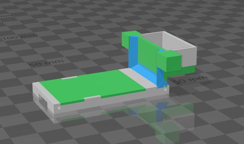 Mini-Z 4X4 Front Suspension Lift Battery Tray