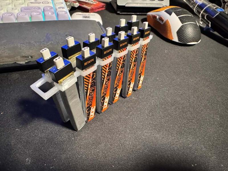 [1S lipo] 12 Pack Battery Holder