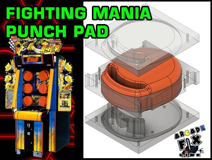 KONAMI FIGHTING MANIA ARCADE PUNCH PAD