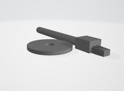 Spool Pin for sewing Machine.  Simplicity #730010012 - REMIX - Flat Print 2 piece