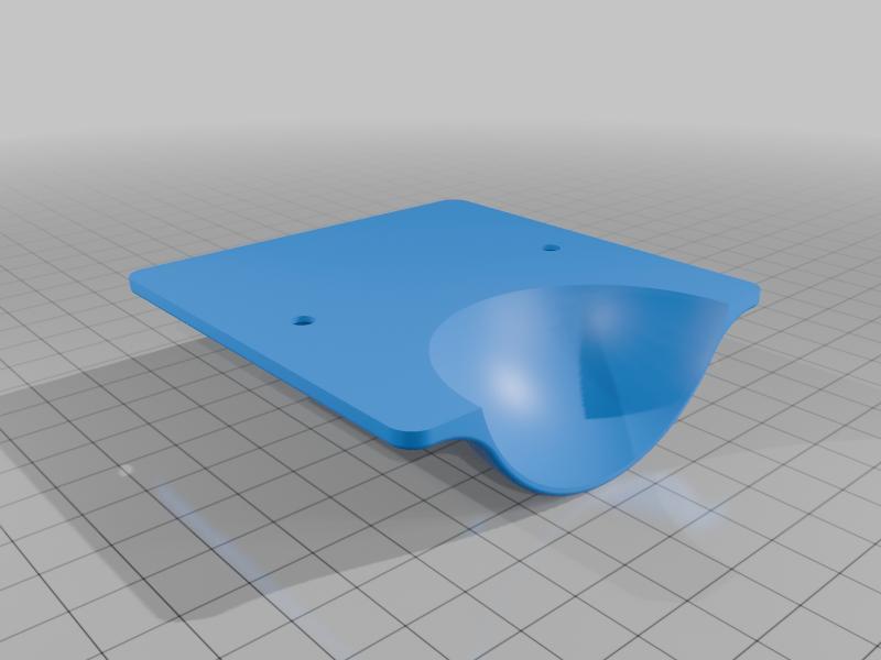 Wall socket cover (80mm) for installation (hollow wall box)