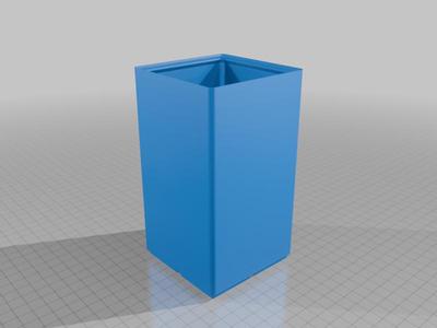 Gridfinity 2x2 Urn Bin, 150mm Tall