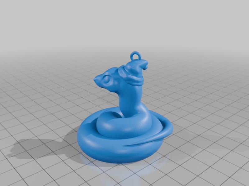 New year snake 2025 in santa heat