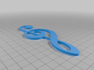 treble clef sign