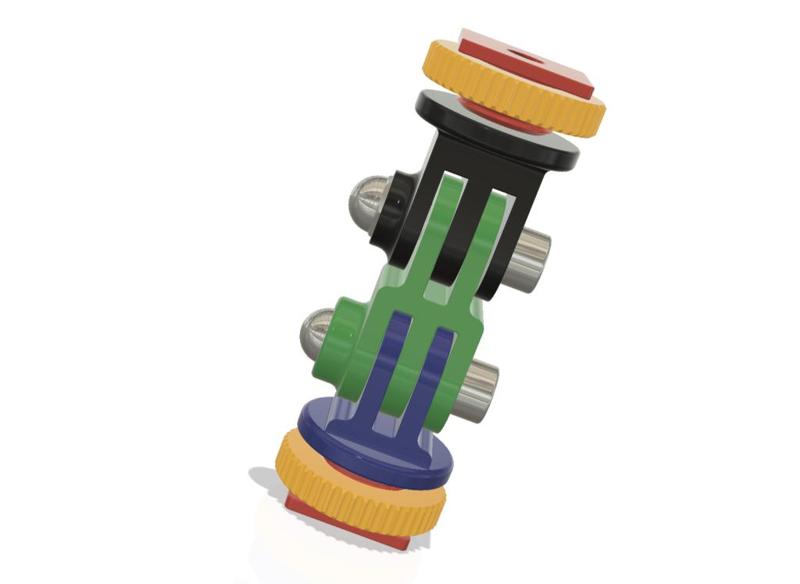 Регулируемое штативное крепление для экшн камер.