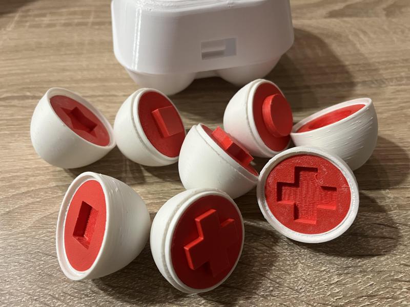 Montessori Geometric Eggs