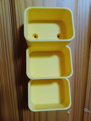 Multi-use case with inserts rack