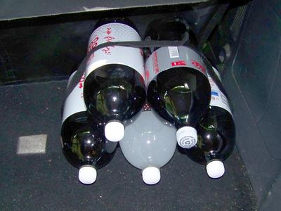Car Trunk / Cargo Space 2-liter Velcro Hold Down
