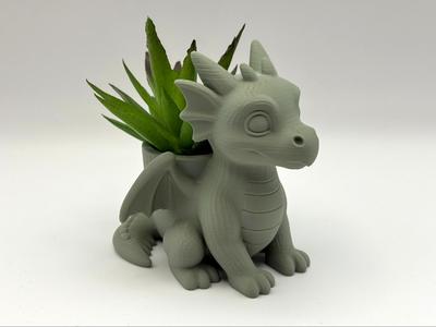 Adorable Dragon Planter Pot