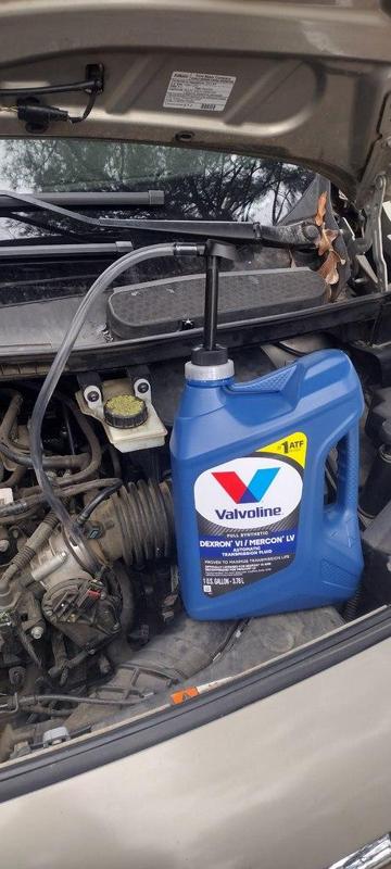 Fluid Pump to Valvoline ATF Gallon Adapter