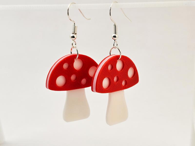 Lucky Mushroom Earrings