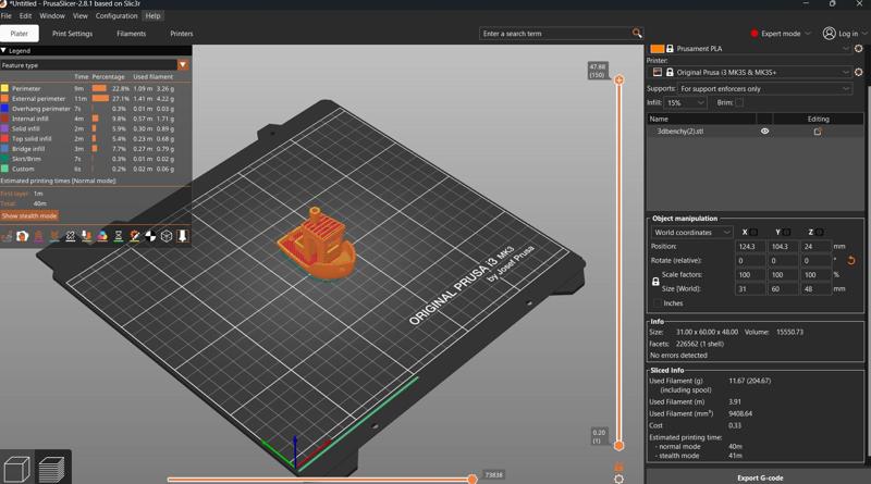 Prusa MK3S MK3S+ Speed profile + Best Supports settings Combo