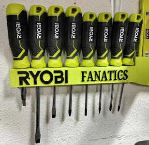 Ryobi Fanatics Screwdriver Storage