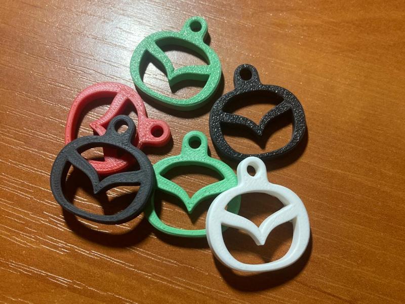 Stylish Mazda Logo Keychain 