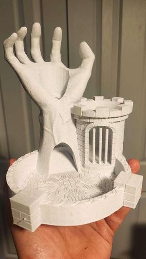 Hand Dice Tower + D&D Dice Jail