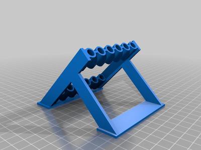 Tischhalterung für 6 Miniaturfeilen