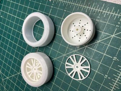 WPL D12 Drifting wheel and tire