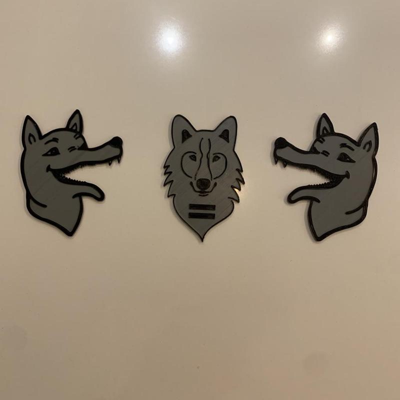 wolven groter dan, kleiner dan, is gelijk aan