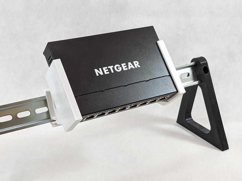 NETGEAR or MikroTik DIN HOLDER
