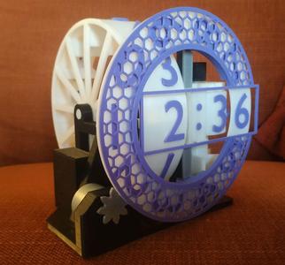 Triaxial Numechron Clock - box and instructions for using ESP32-C3 mini