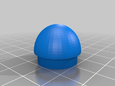 Lightsaber Tip - 7/8 inch diameter with 3/4 inch diameter base