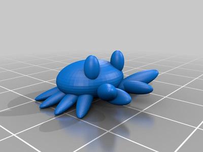 tinkercad cute crab