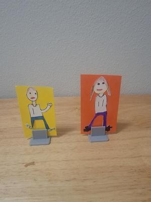 Board game piece stand