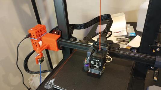 Raspberry Pi 4 B Case and Camera Mount for Ender 3 S1
