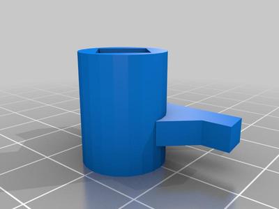 Rim Lock Hub for an Antique Door Handle