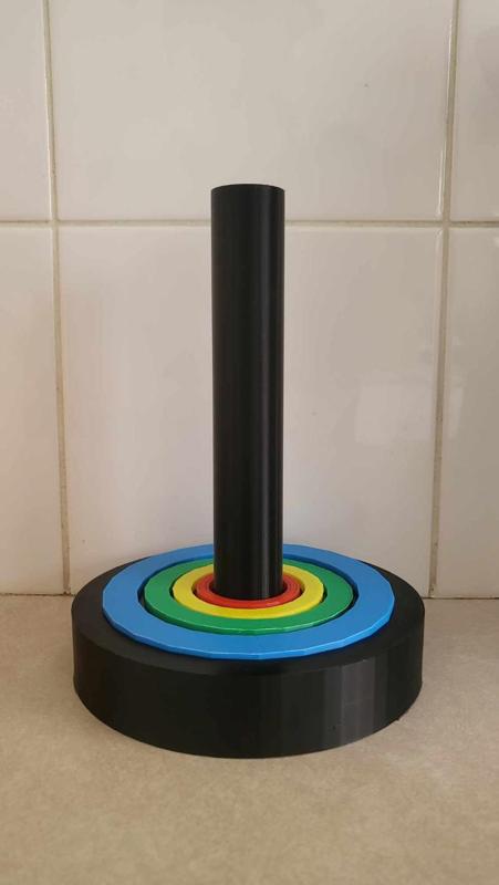 Paper Towel Ring Toss