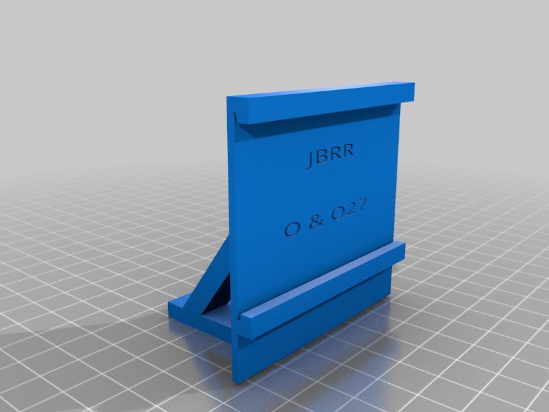 O Gauge Train Wall Display "Trestle"