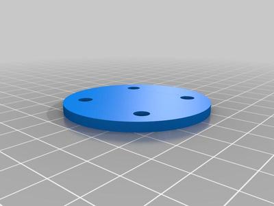 2 x 2 Round Magnetic Base