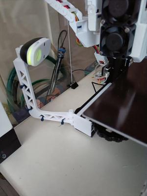 Ender 3 Webcam extrusion mount and hinge for snap covers