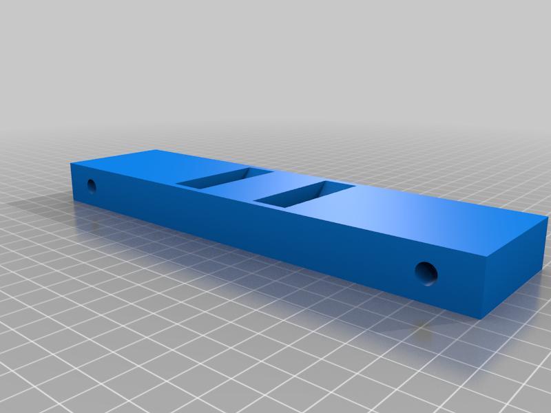 Computer Chair wheel stopper with bolt holes for sim racing pedals