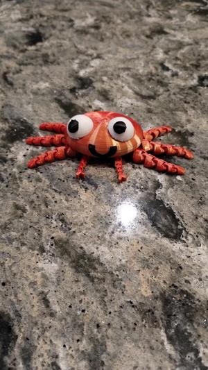 Flexible/Articulating Cute Crab