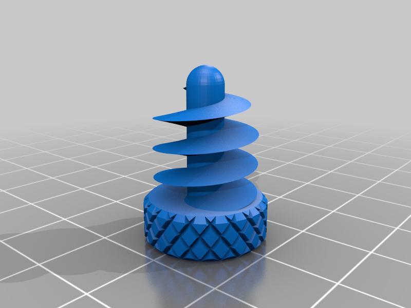 Phillips Head, Slot Head, T20 Torx Head Cardboard Screws (OpenSCAD)