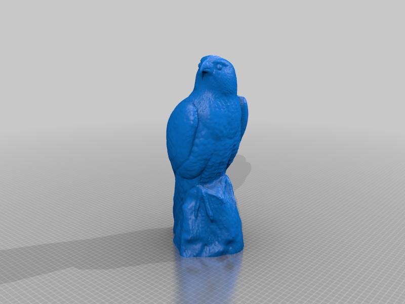 falcon statue art animal 