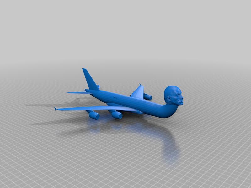 Plane The Rock Johnson