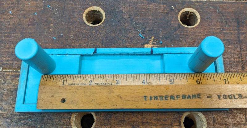 Low profile wood working bench dog 1/4 inch